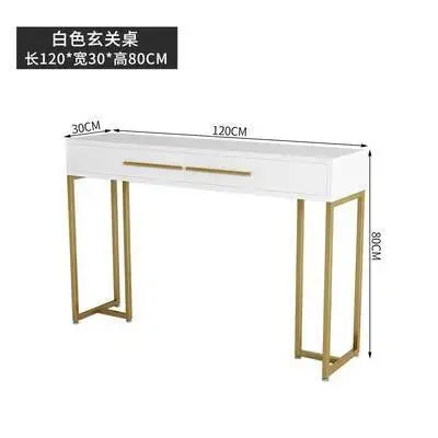 Modern Luxury Beauty Console Table With Storage
