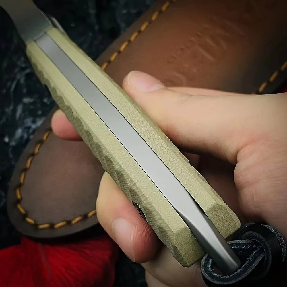 Outdoor tactical knife with knife sheath