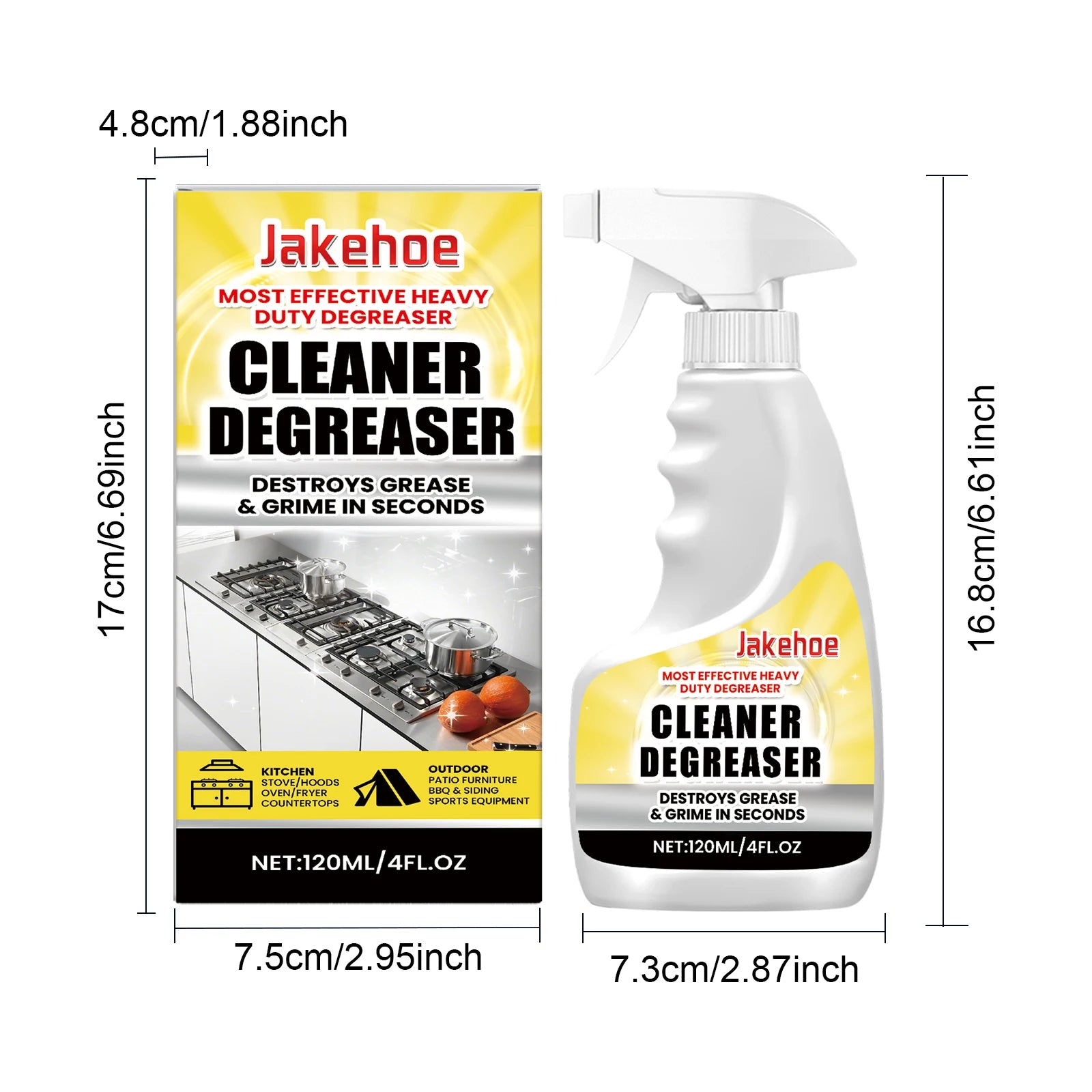 Cleaner Spray Oven Oil Stain Heavy Duty Degreaser