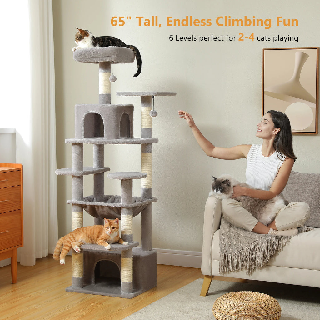 Large Cat Tree and Tower for Indoor Cats