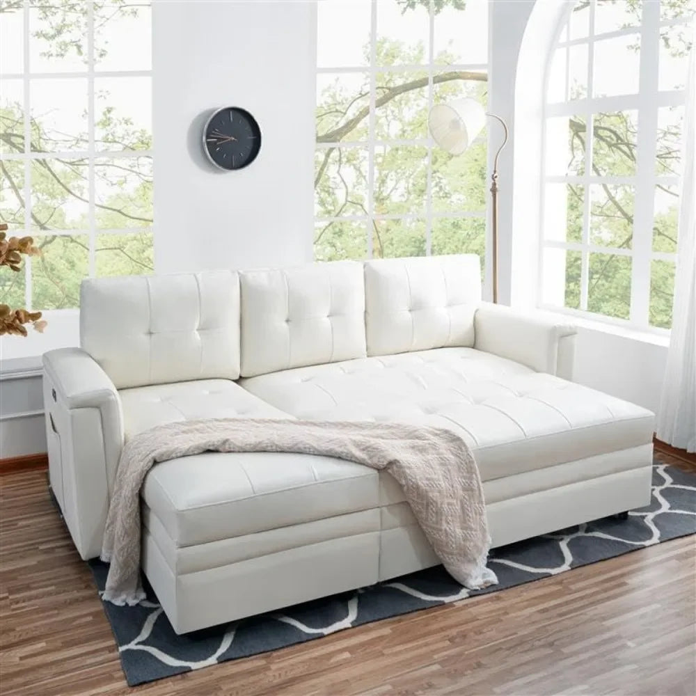 Living Room Sofas White, Ample, Sturdy Construction