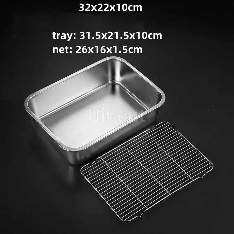 Stainless Steel Trays, Storage, Kitchen Containers, Lids