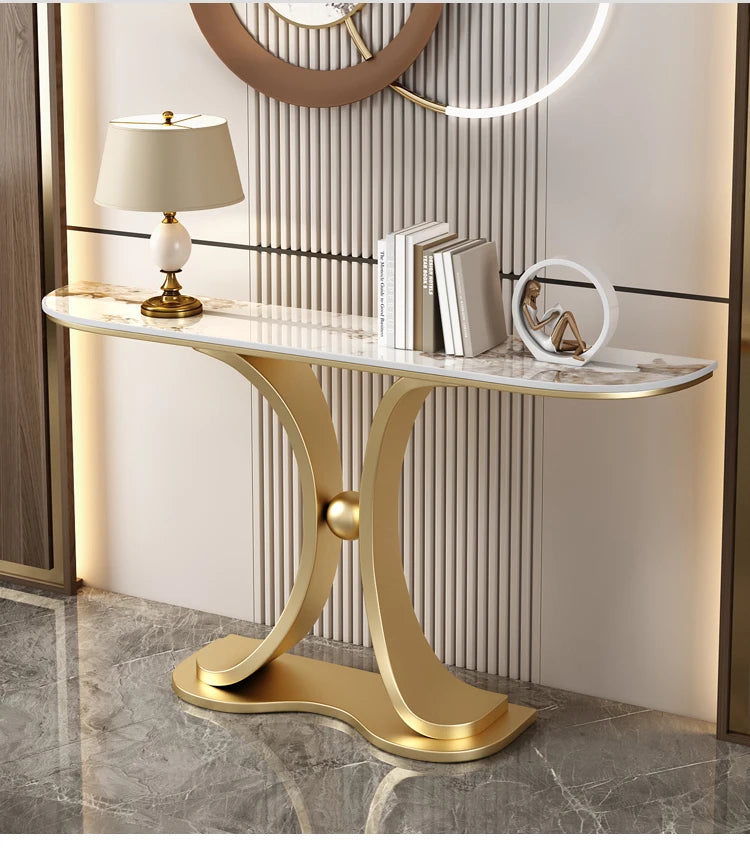 Hallway Lobby Marble Console Table