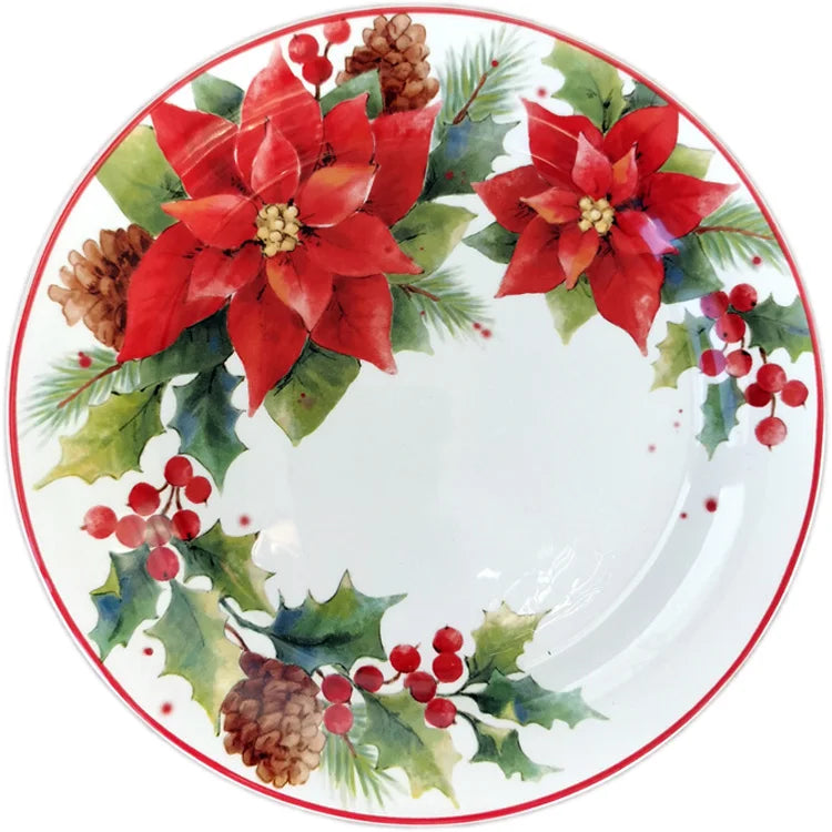 Creative Retro Ceramic Tableware, Multiple Holiday Designs