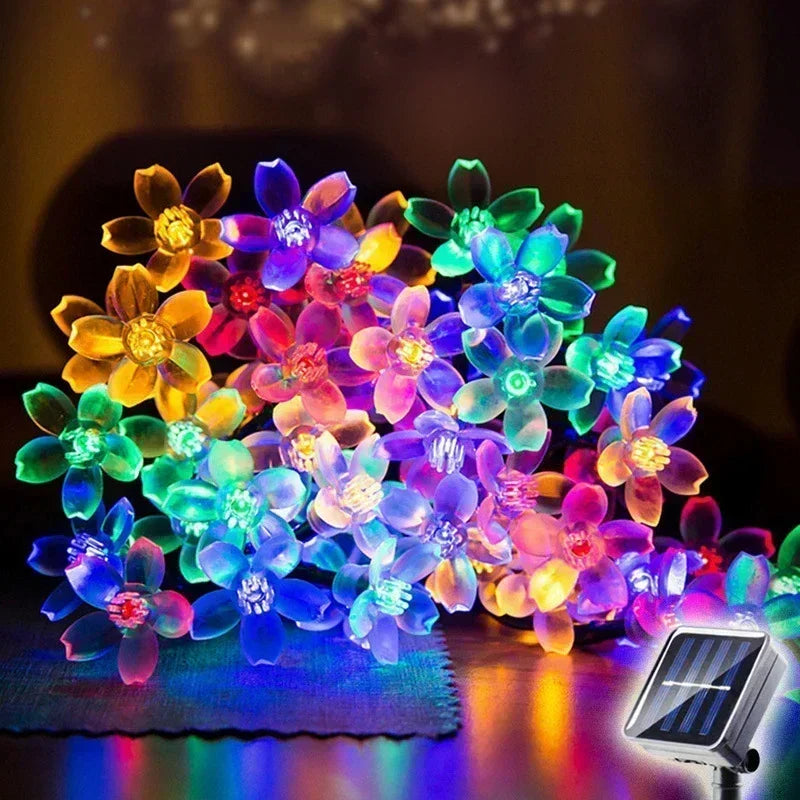 Solar LED Cherry Blossom Light String