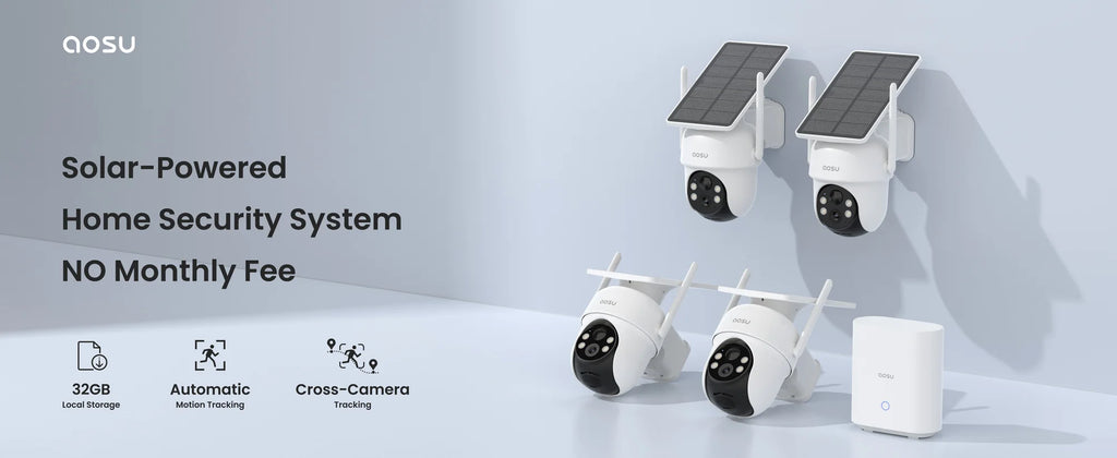 Solar Security Camera, WIFI, 2-Way Audio