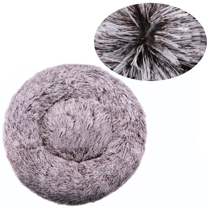 40-60cm. Round Pet Bed, Small Dog, Cat, Washable