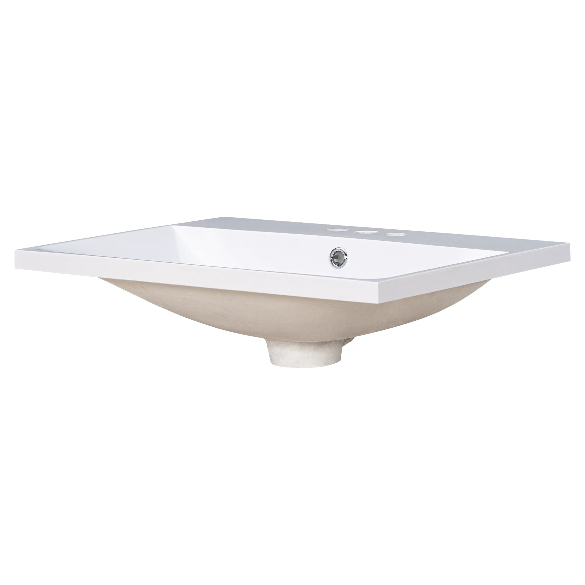 24-Inch Single Basin 



24" Single Basin Vanity Resin Top Only, 3 Faucet Hole