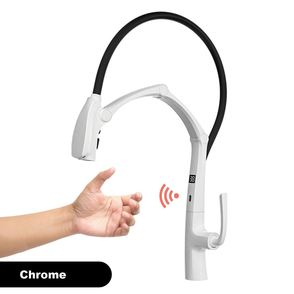 Kitchen Faucet, 3-Function Spray, Touchless, Multiple Finishes
