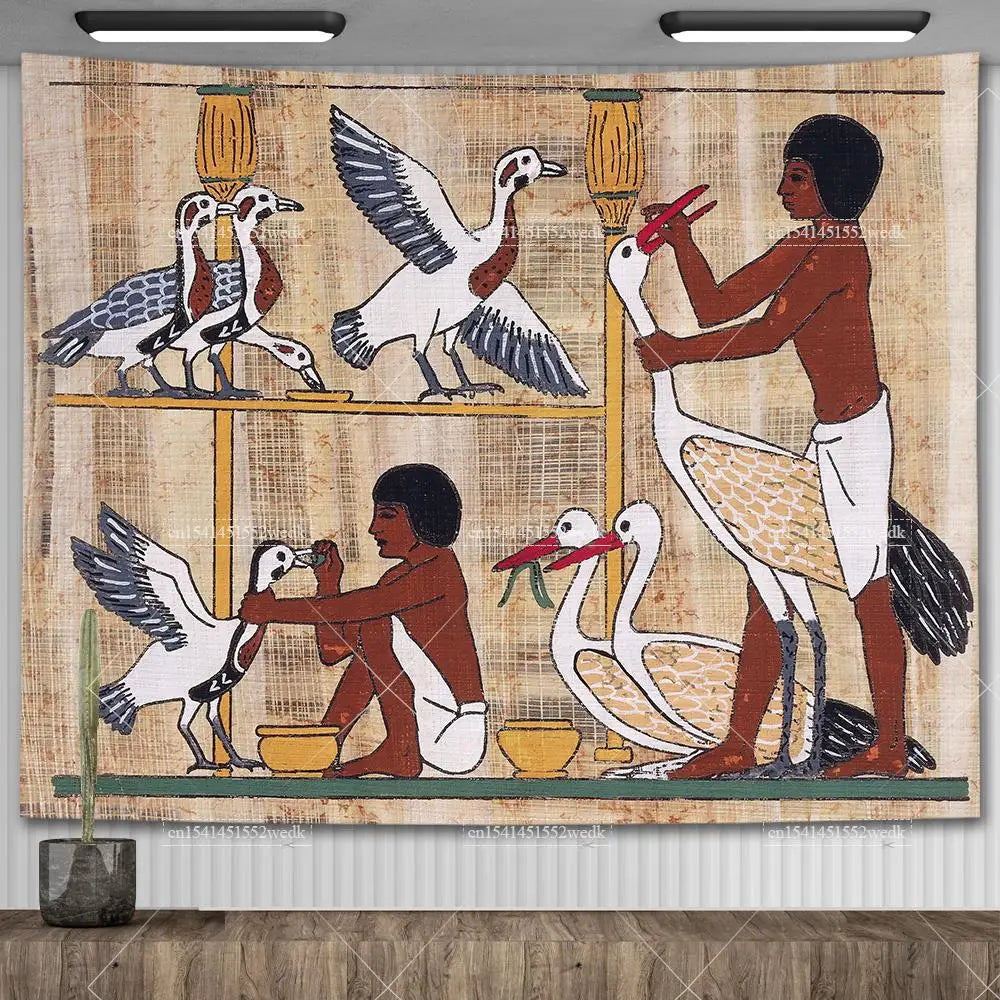 Egyptian Mythology Tapestries, for Room Aesthetic