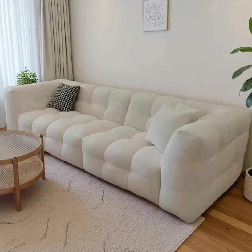 Plush Reclining Sofa Corner Lounger