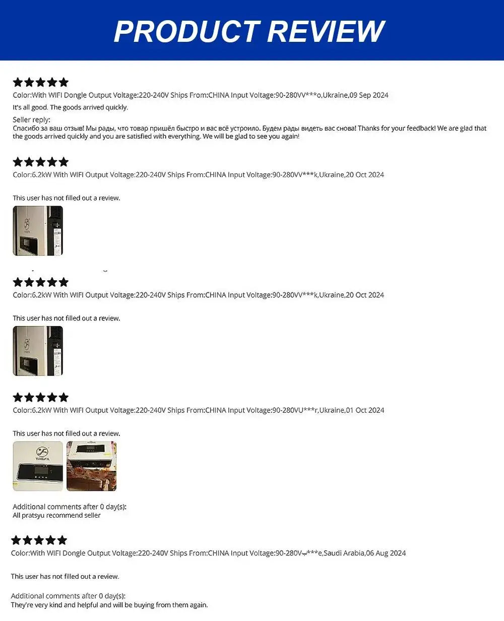 Solar Power Pure Sine Wave Inverter 3.6kW 24V 110V