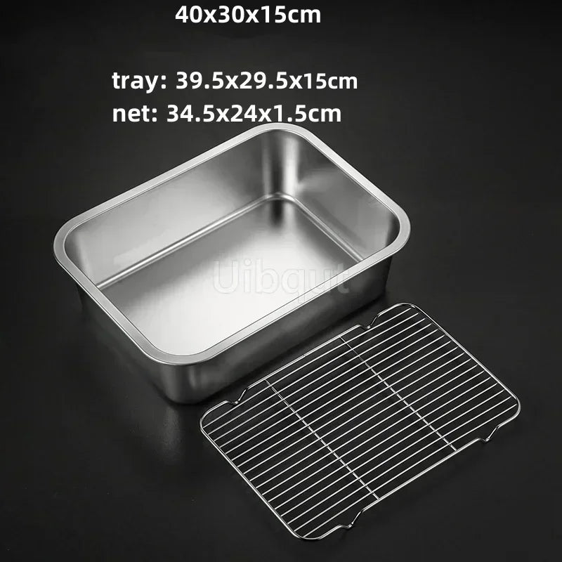 Stainless Steel Trays, Storage, Kitchen Containers, Lids