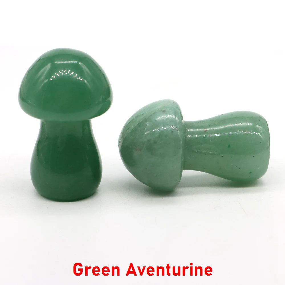 1.5" Crystal Mushroom Mineral Healing Home Decoration