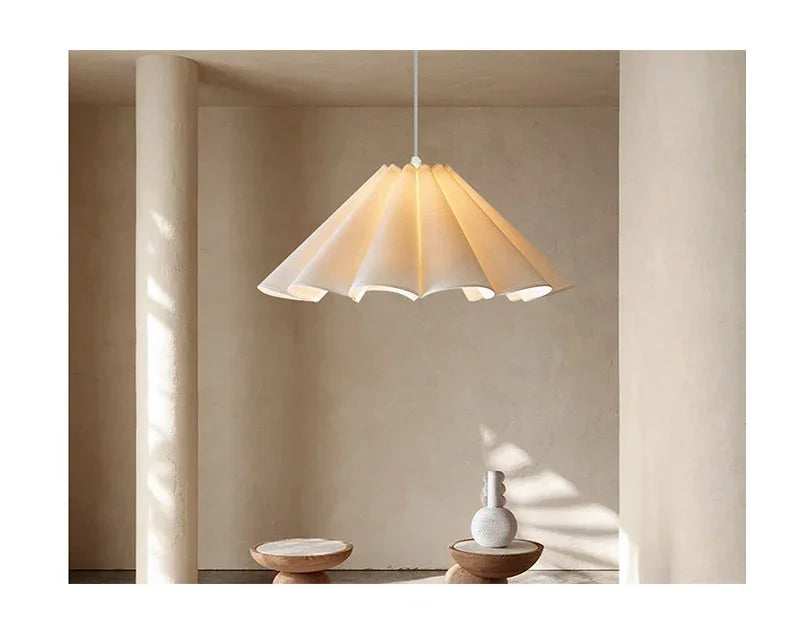 Fabric Led Chandelier Pendant Lamp, Adjustable Cord