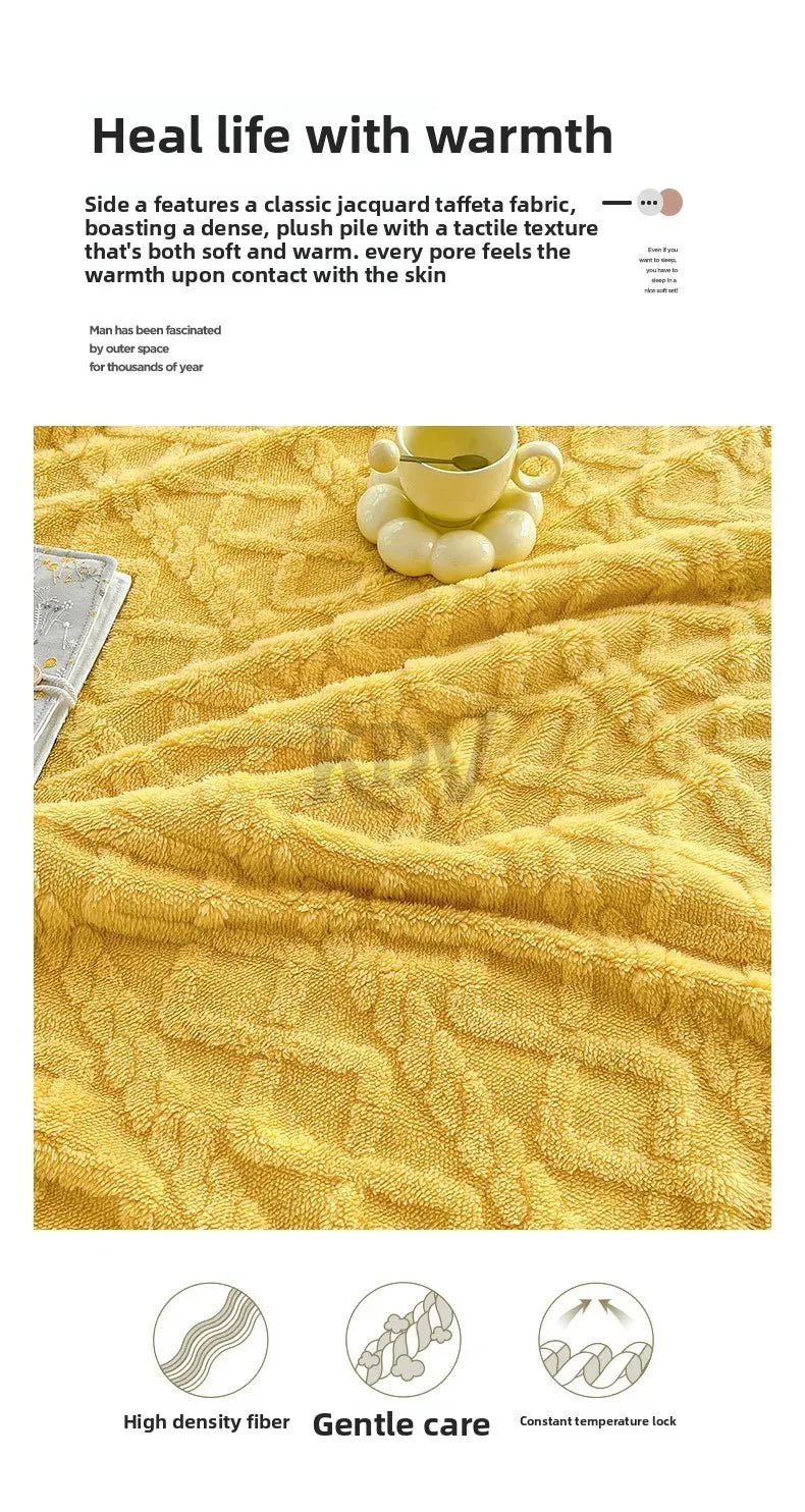 Fleece Blanket, Thick Warm, Single, Double, 10 Colors