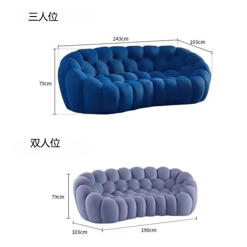 Double and Triple Sofa Bed, Sports Style, customizable