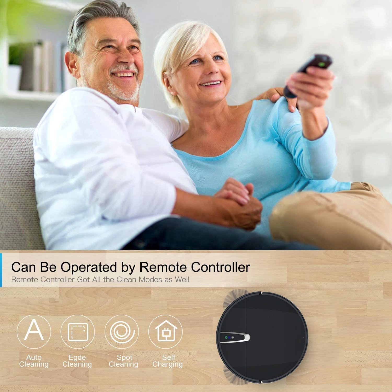 Robot Vacuum, Smart Mop, APP& Voice Control, Autocharge