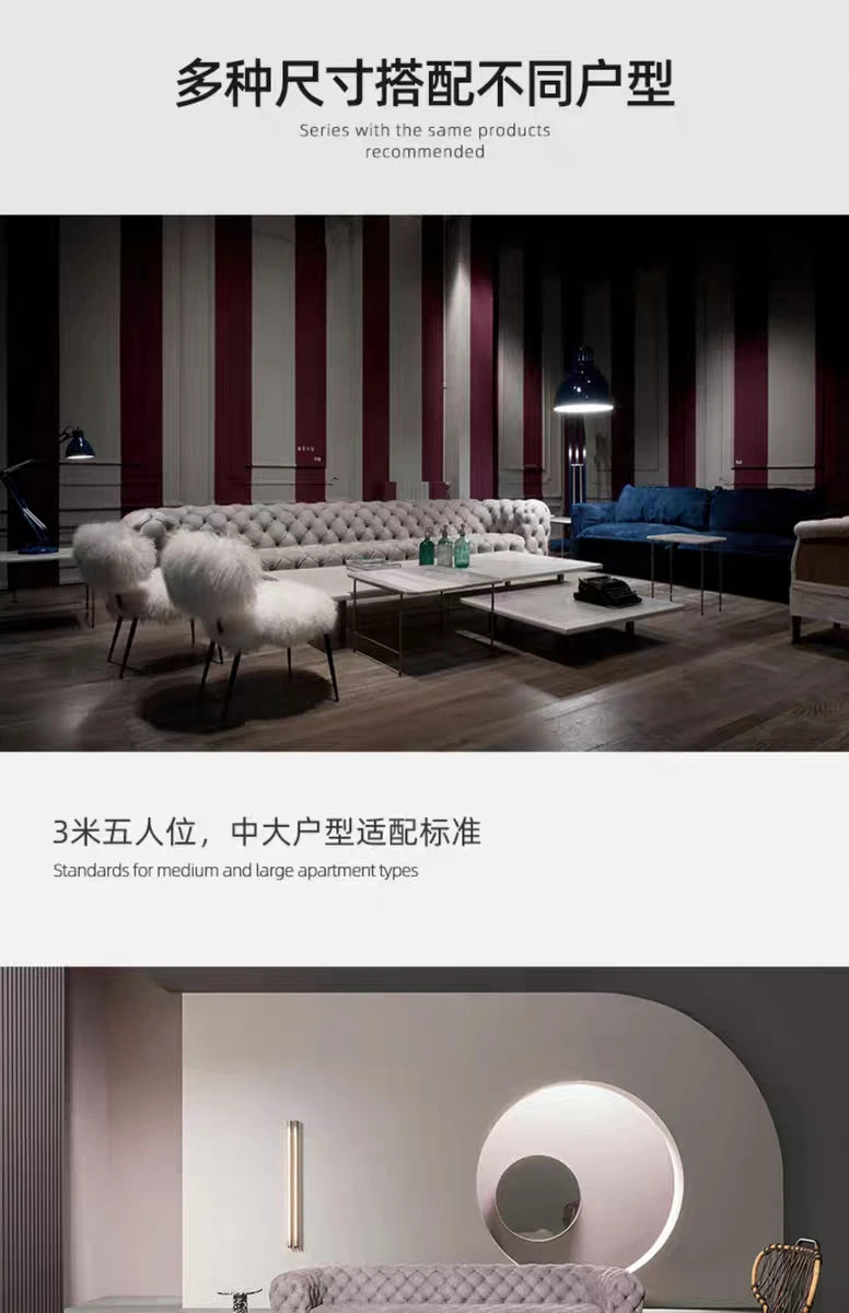 Simple Fancy Living Room Sofas, Large Gold