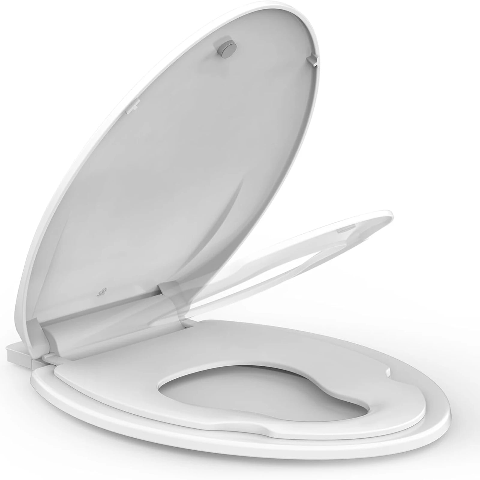 Elongated Toilet Seat, Quick Release-Attach, Soft Close