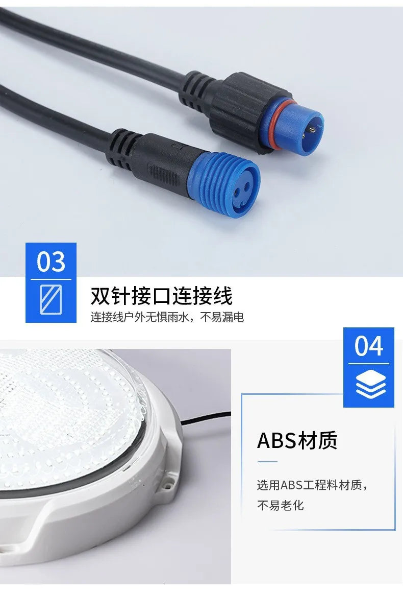 Solar Ceiling Light, Outdoor Indoor, Remote Control