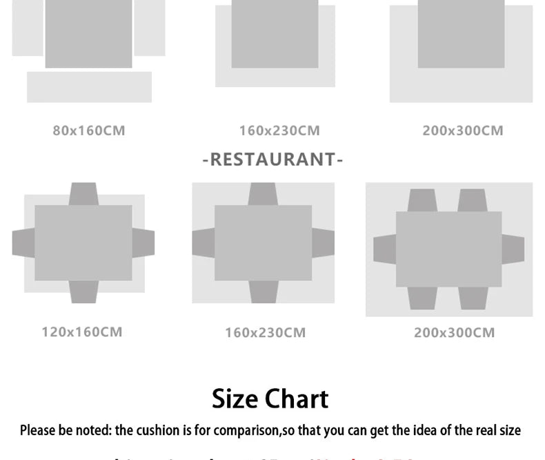 Living Room Rug, Big Size, Anti-slip