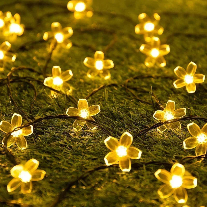 Solar LED Cherry Blossom Light String