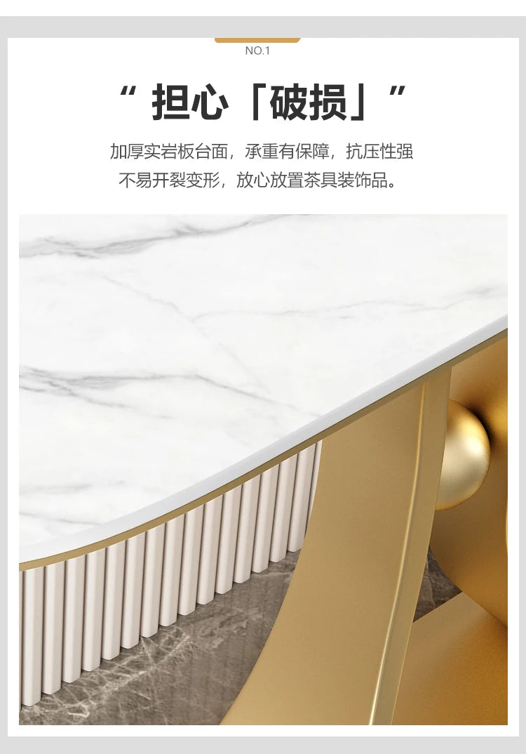 Hallway Lobby Marble Console Table