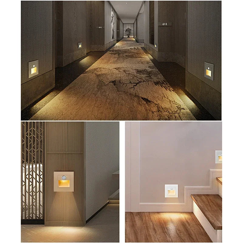 Motion Sensor led lights, AC 110V-240V, Recessed