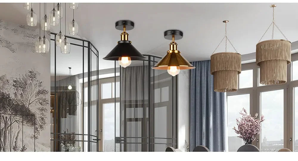 Ceiling Light vintage, Retro Loft ceiling