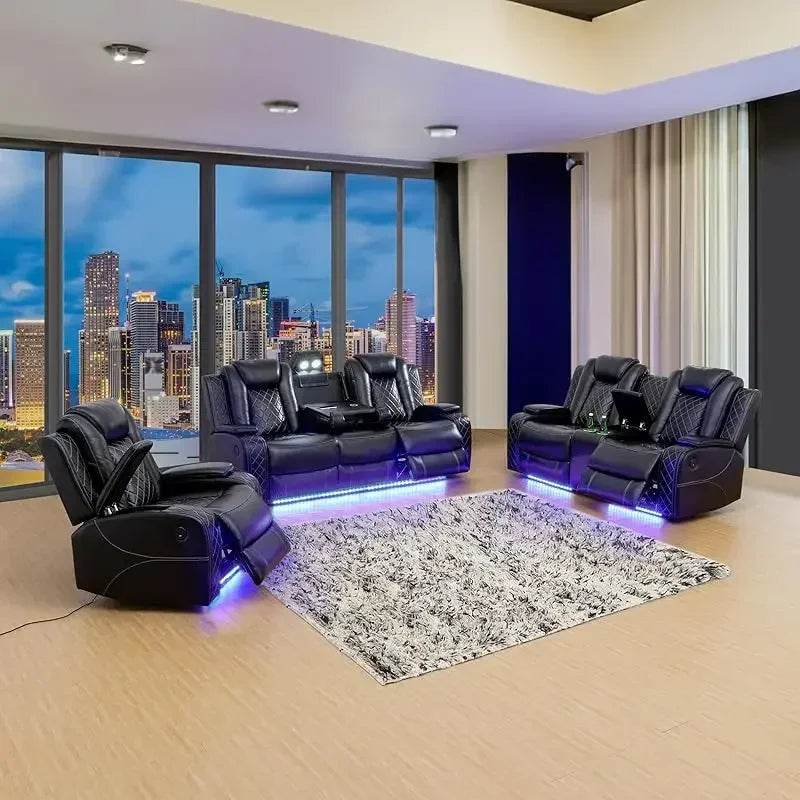 Recliner sofa, Power Recliner Set