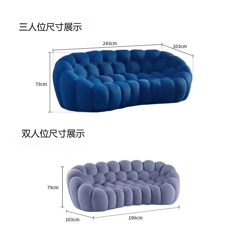 Double and Triple Sofa Bed, Sports Style, customizable