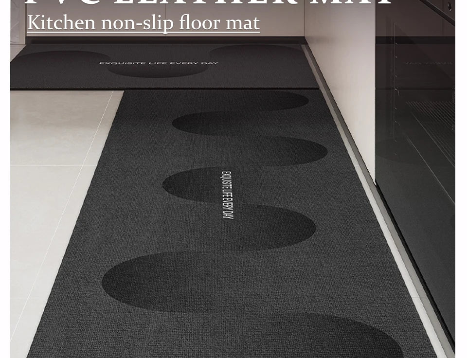 Kitchen Long Foot Mats, Non-slip, Oil-proof