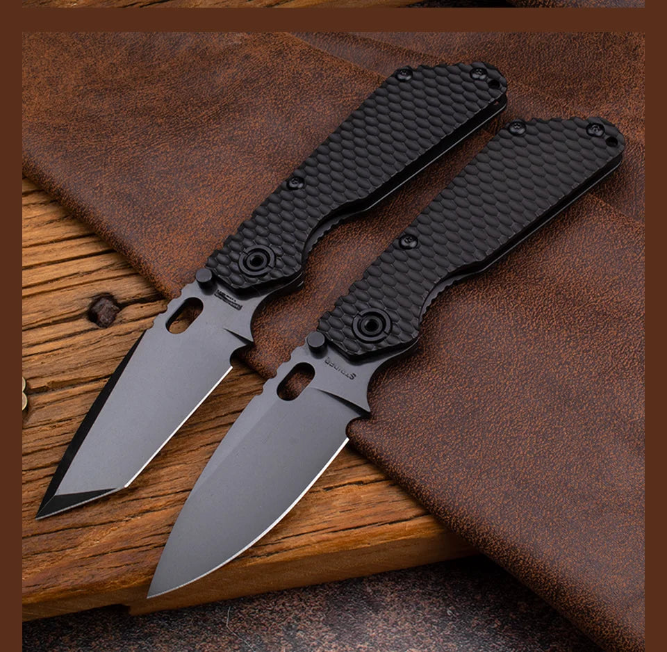 Titanium Handle, Folding Pocket Knife