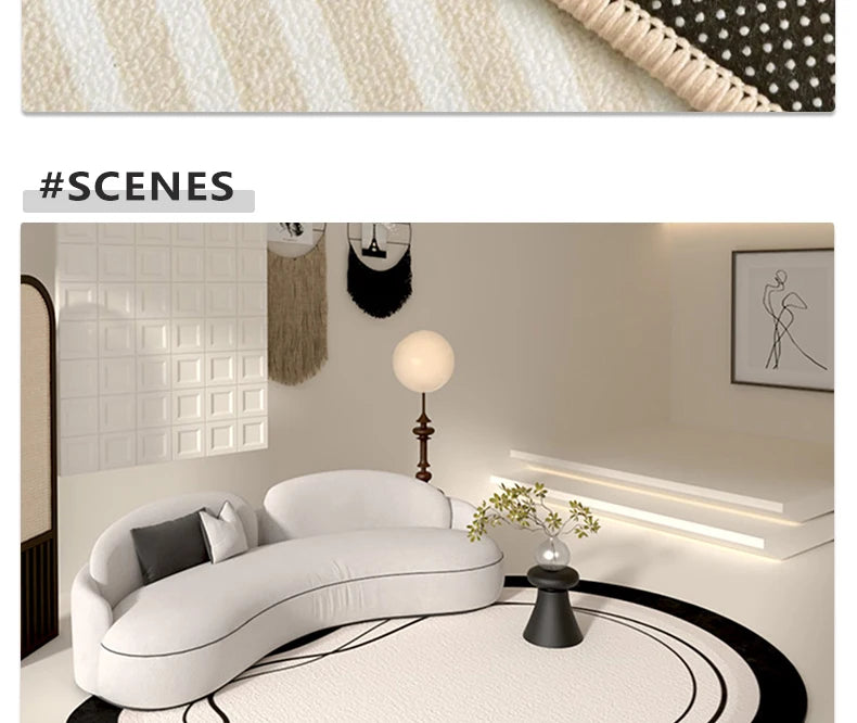 Living Room Rug, Big Size, Anti-slip