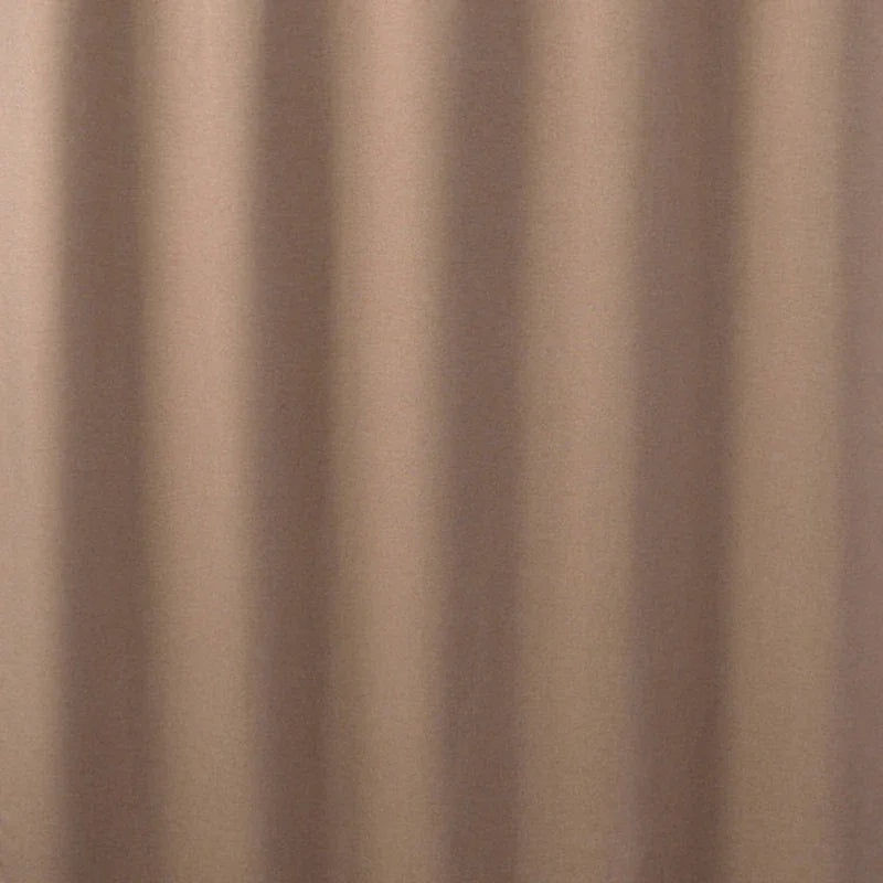 Linen Shower Curtain, Solid Color, Hooks, 6 Colors