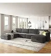 L Shaped Couch with Reversible Chaise.