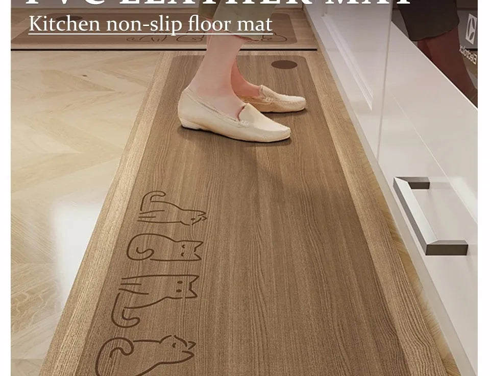 Waterproof Non-slip wood Grain Carpets
