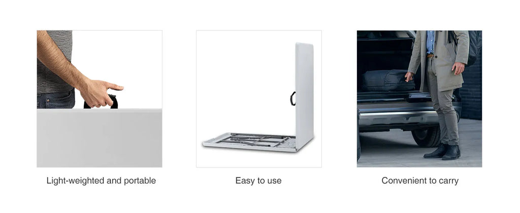 Folding Outdoor, Indoor Foldable Table, Carrying Handle