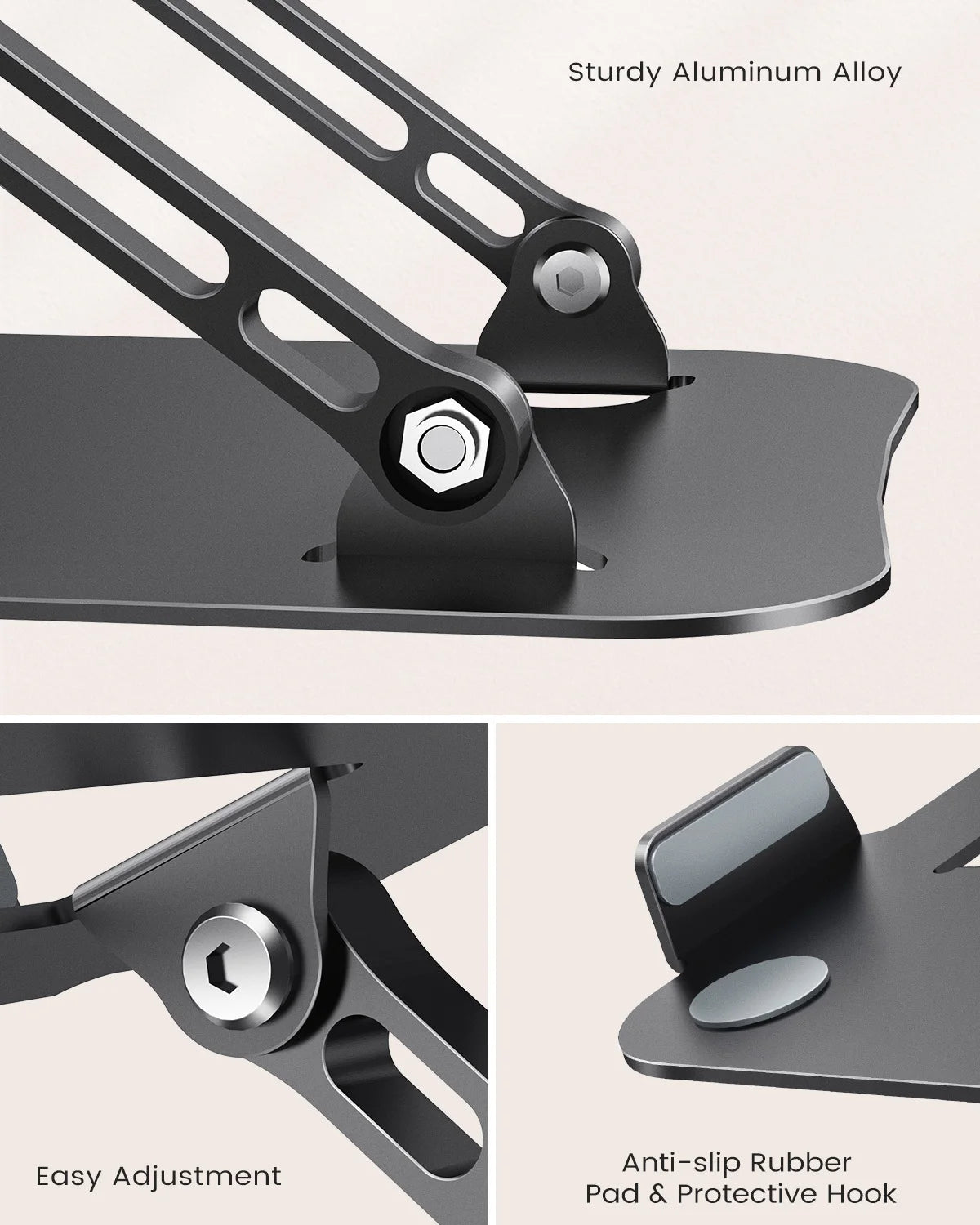 11–16-inch Foldable Laptop, Notebook, Tablet, Holder