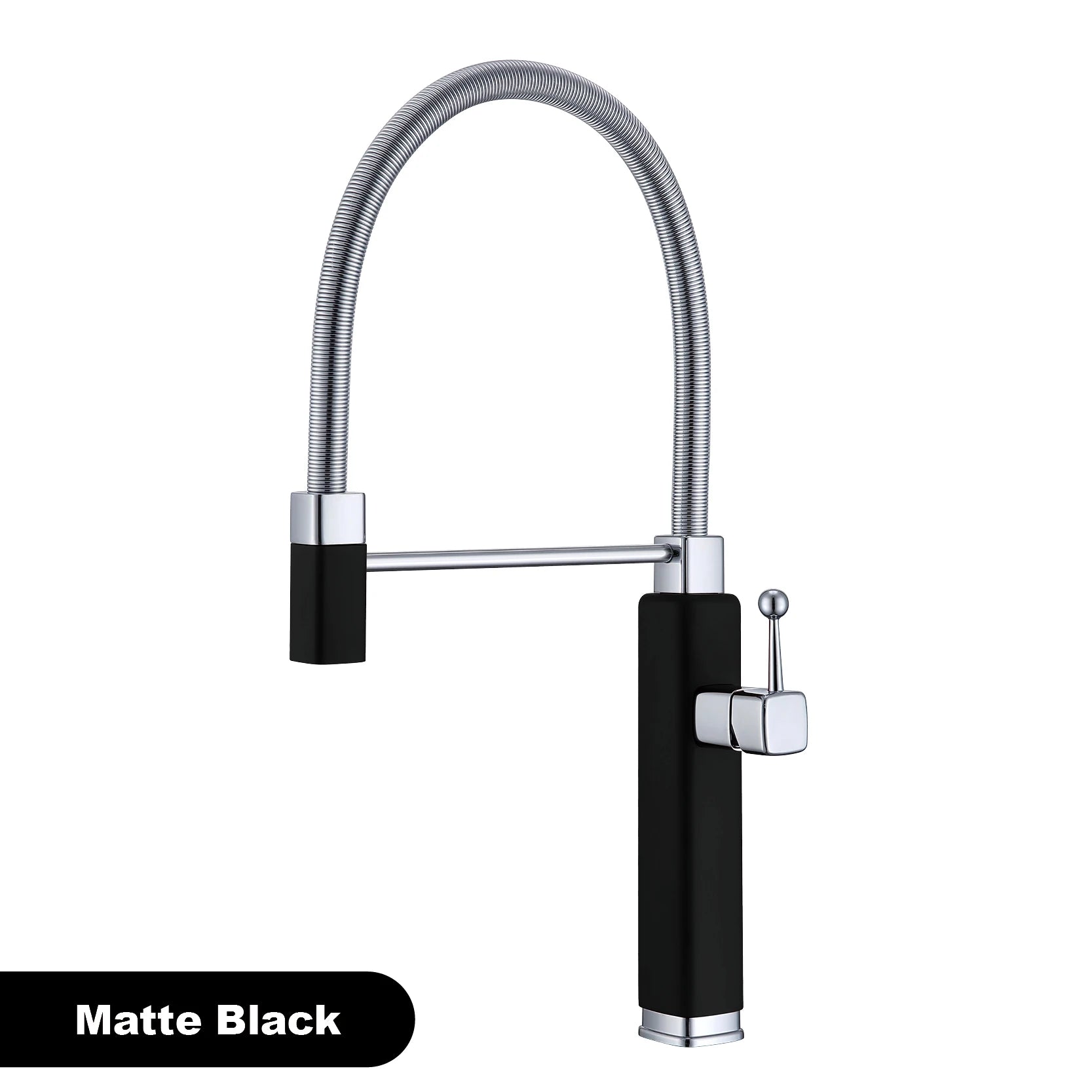 kitchen faucet with single handle, pull-out Spray