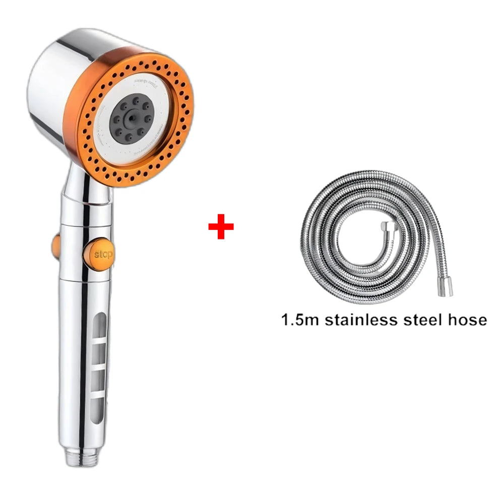 5 Modes Spray, Filter Shower Head, High Flow