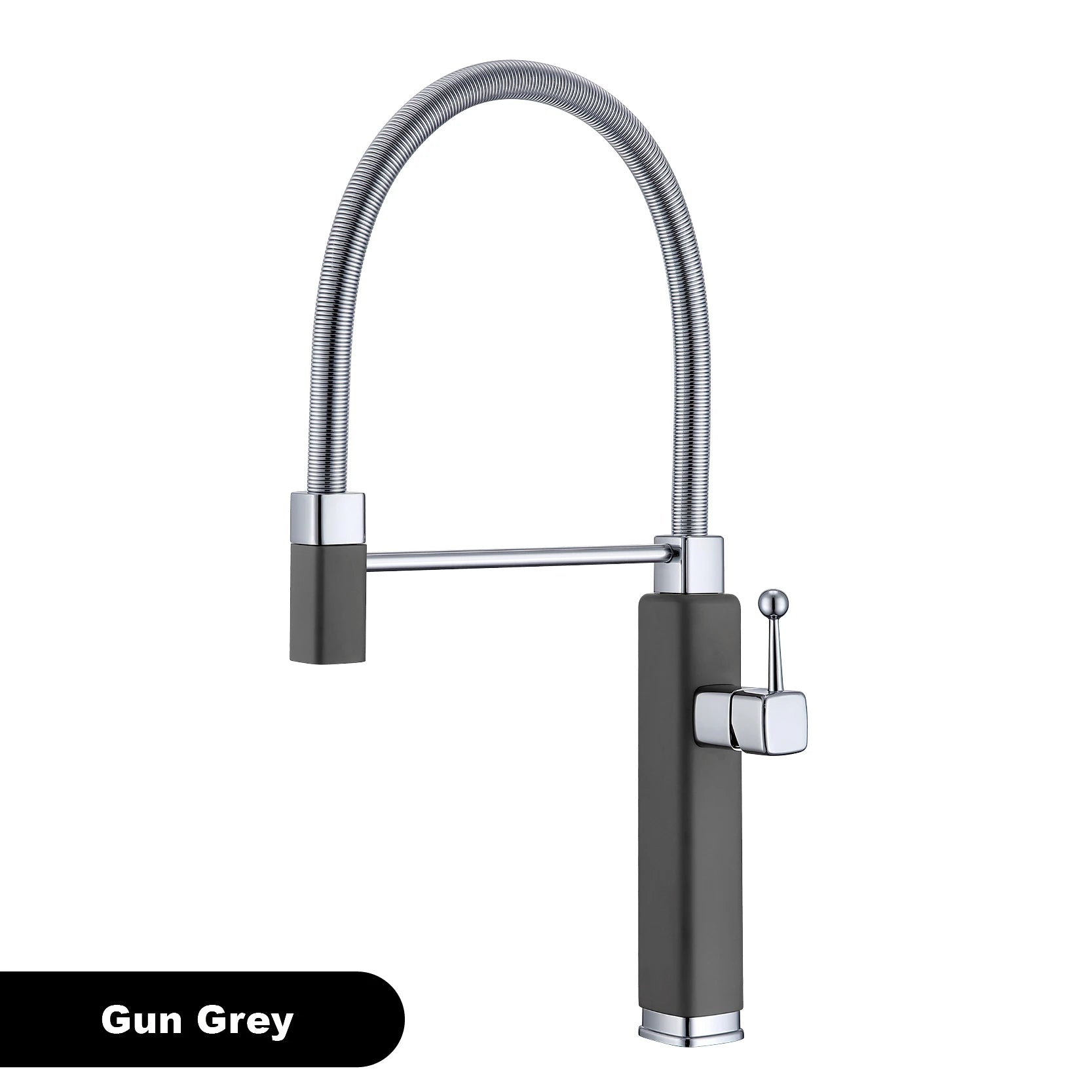 kitchen faucet with single handle, pull-out Spray