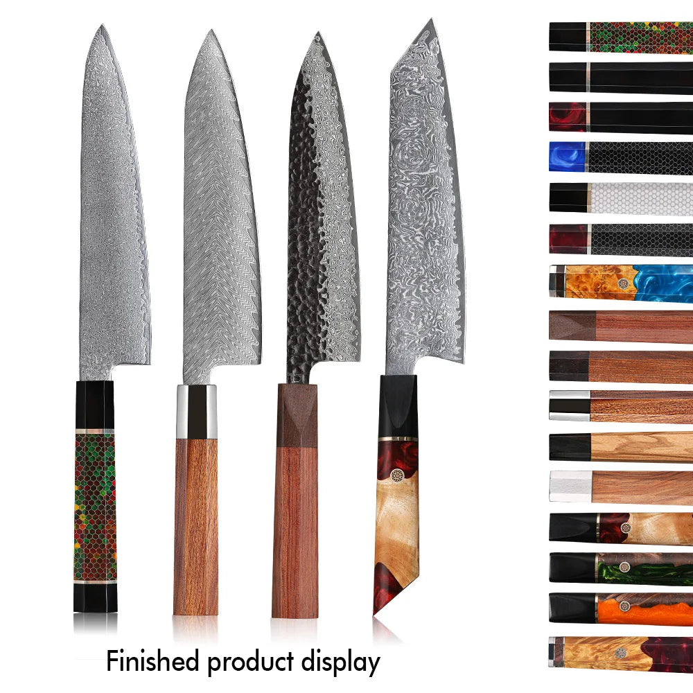 DIY Factory Japanese Damascus Steel Chef Knife