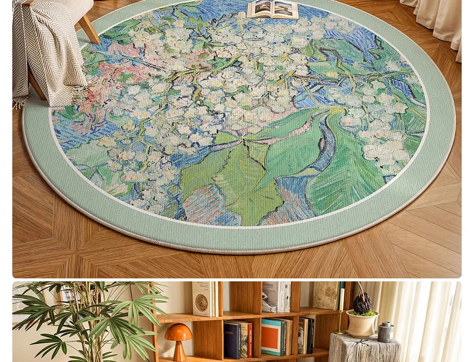 Round, Soft, Anti-slip Carpets