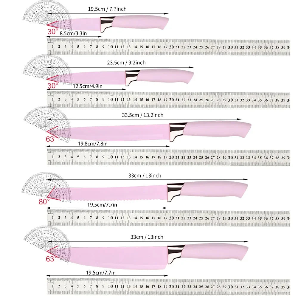 Heat Resistant Silicone Knives, Soup Spoon, Scissors, Peeler