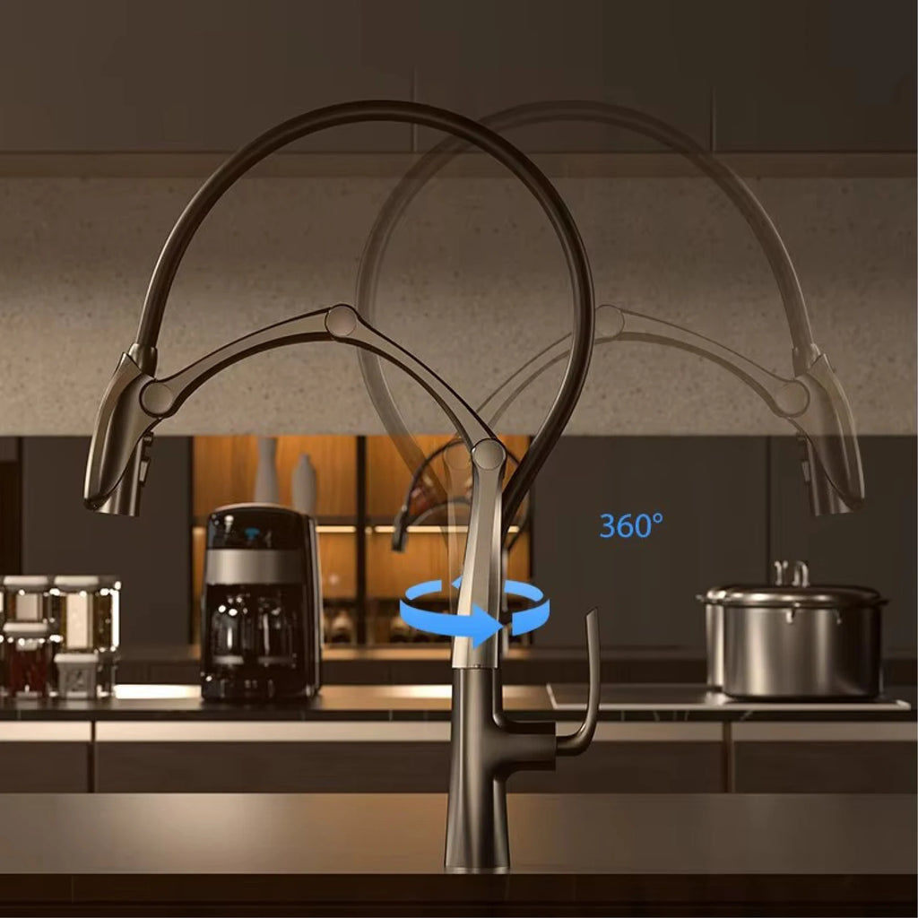 Kitchen Faucet, 3-Function Spray, Touchless, Multiple Finishes