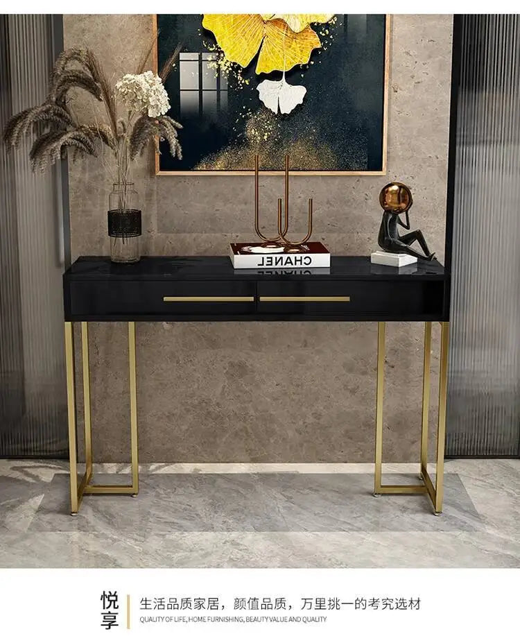 Modern Luxury Beauty Console Table With Storage