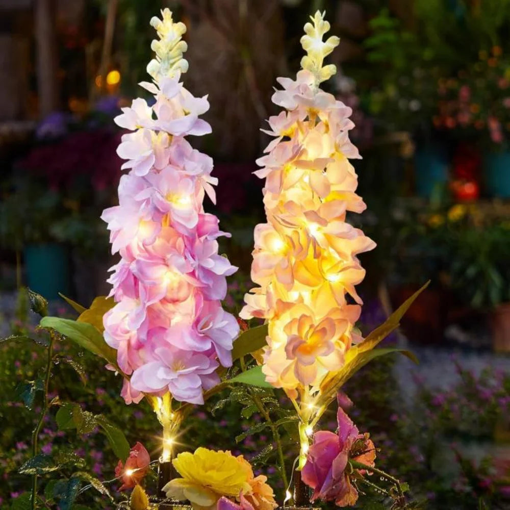 Outdoor Solar Flowers Lights for Yard Patio