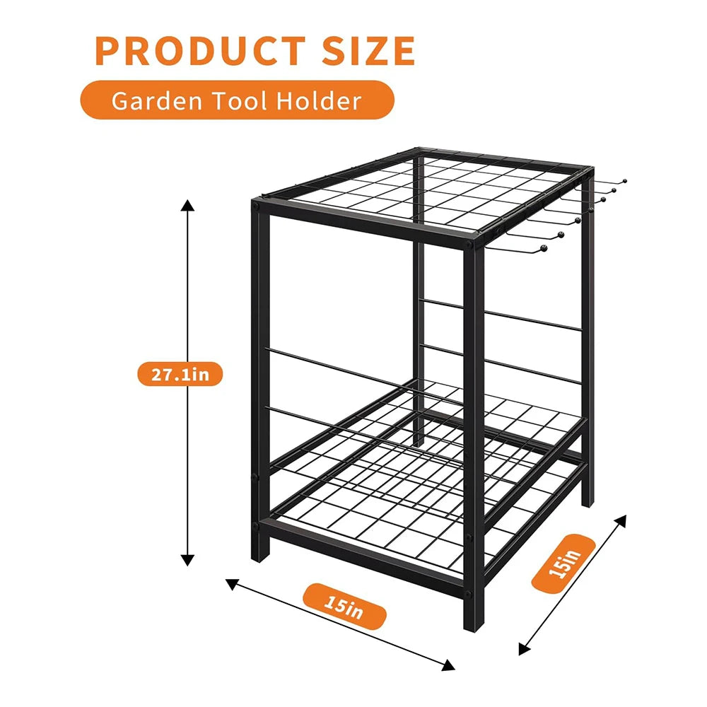 Metal Yard Tools Storage, Organizer for Garage